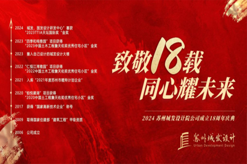 記憶丨蘇州城發(fā)設(shè)計喜迎十八周年慶！